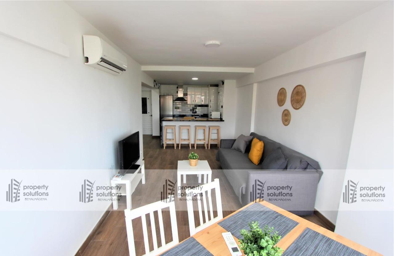 508 Piscis: Mountain-View Apartment with Pool Benalmadena Exterior photo