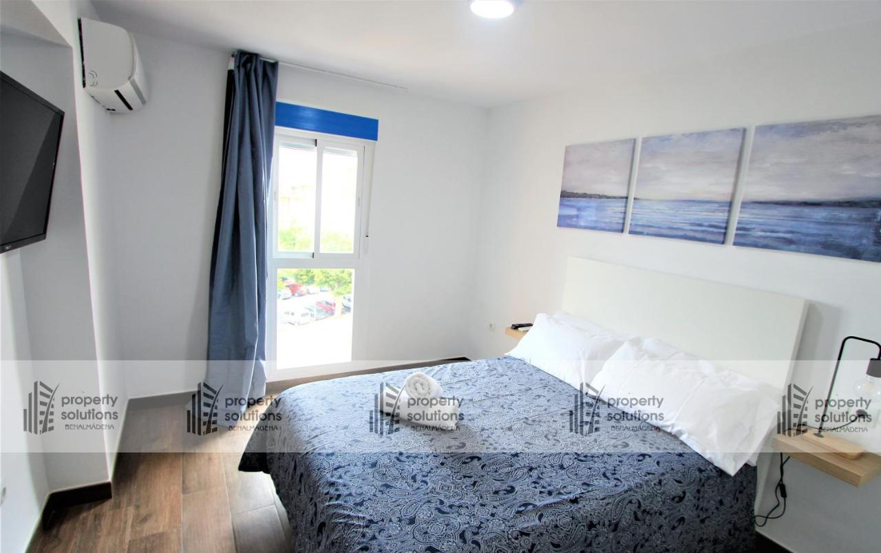508 Piscis: Mountain-View Apartment with Pool Benalmadena Exterior photo