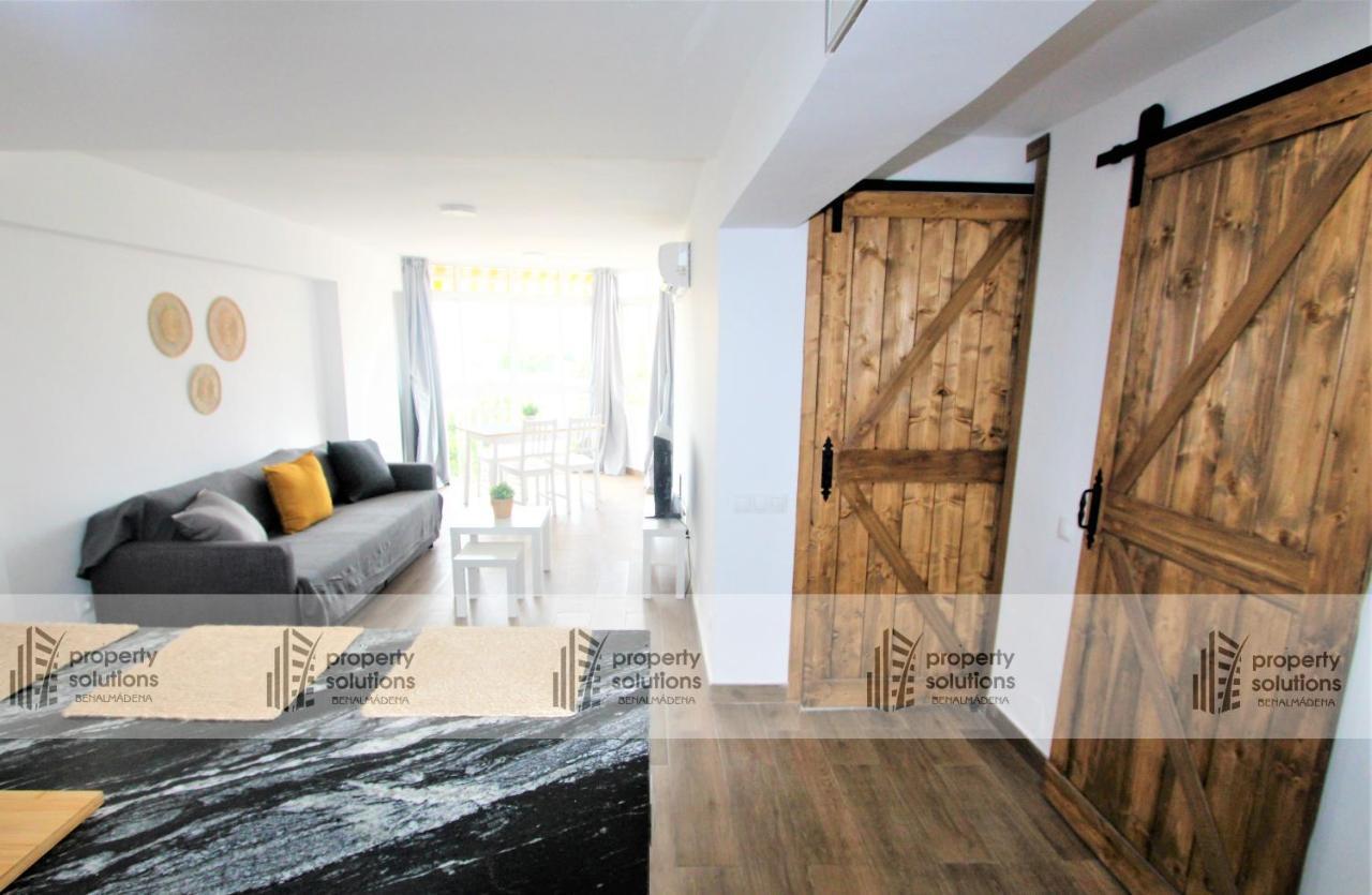508 Piscis: Mountain-View Apartment with Pool Benalmadena Exterior photo